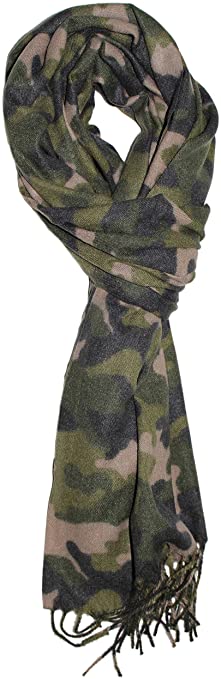 Ted & Jack - Cashmere Feel Camouflage or Leopard Print Fall/Winter Scarf