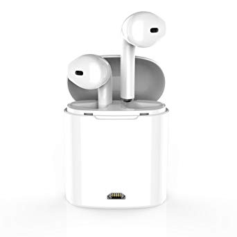 GEJIN,Bluetooth Earbuds,Wireless Headphones Stereo In-Ear Earphones Hands Free Noise Cancelling for Apple AirPods iPhone X 8 8plus 7 7plus 6S Samsung Galaxy S7 S8 IOS Android Smart Phones.