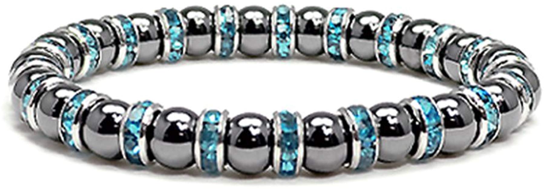 Accents Kingdom Magnetic Bracelet Women's Tuchi Simulated Pearl Hematite Magnetic Therapy Bracelet