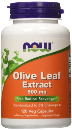 NOW Foods Olive Leaf Extract 500mg/6%, 120 Vcaps