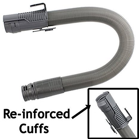 SPARES2GO Reinforced Hose for Dyson DC14 Vacuum Cleaners (4m, Grey / Steel)