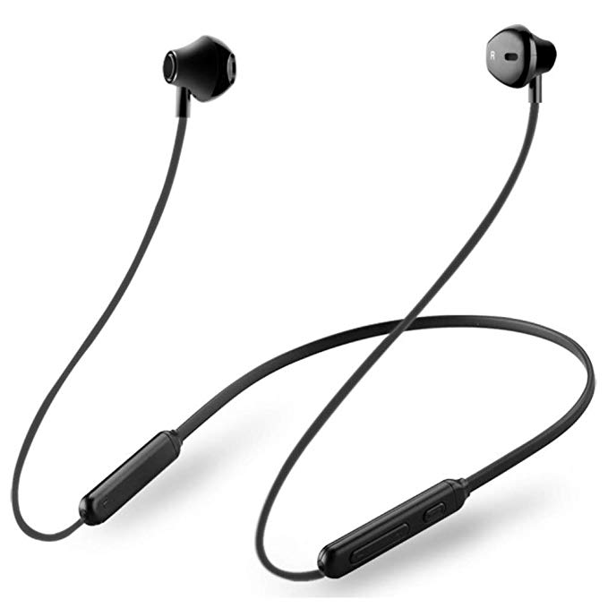 Mikicat Wireless Bluetooth Headphones in Ear Stereo V4.2 Bluetooth Earbuds w/Mic Neckband Sport Earphones, 9 Hrs Working Time, CVC6.0 Noise Cancelling Headset