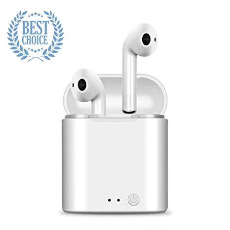 True Wireless Bluetooth Headphones,in-Ear Wireless Earbuds Stereo Bluetooth Headset with Microphone IPX6 Anti-Sweat Sports Earbuds,Earphones Compatible with Samsung/Apple Airpods Android iPhone