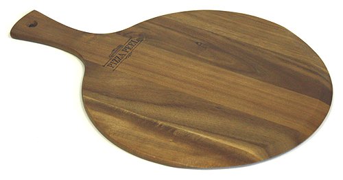 Mountain Woods 13" X 18" Gourmet Acacia Hardwood Pizza Peel / Cutting Board / Serving Tray