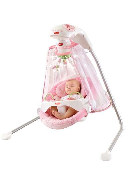 Fisher-Price Papasan Cradle Swing Butterfly Garden