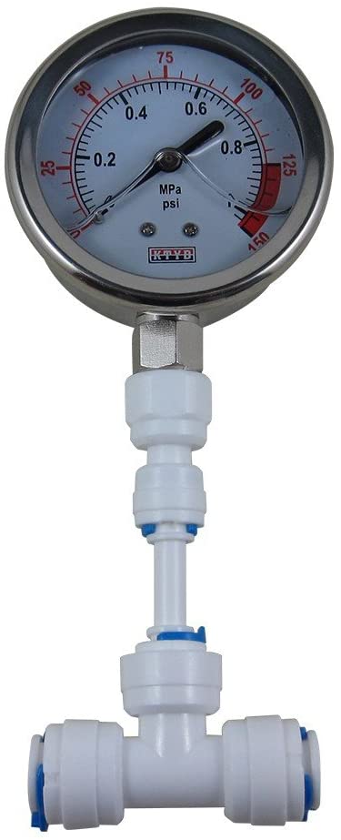 DIGITEN Water Pressure Gauge Meter 0-1.0MPa 0-150psi 3/8" for Reverse Osmosis System Pump