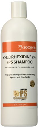 Chlorhexidine 4% Shampoo For Dogs, Cats & Horses, 16 oz.