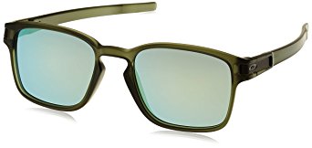 Oakley Mens Latch Squared Sunglasses, Matte Rootbeer/Dark Brown Gradient