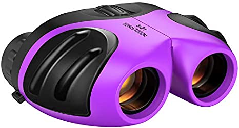 ATOPDREAM Shock Compact Binoculars for Kids - Festival Gifts