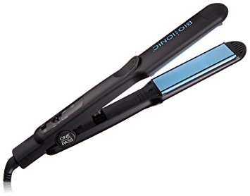 BIO IONIC Onepass Straightening Iron, 1.5 Inch, Black, 1.7 lb.