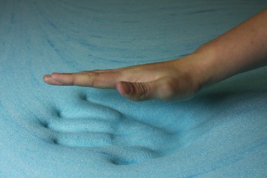 Queen Size 4 inch Thick, Gel Swirl Visco Elastic Memory Foam MattressPad, Bed Topper Made in the USA