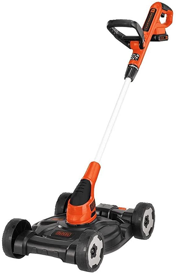 BLACK DECKER 3-in-1 Lawn Mower, String Trimmer and Edger, 12-Inch  (MTC220)