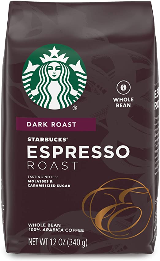 Starbucks Espresso Roast, Whole Bean-12 oz