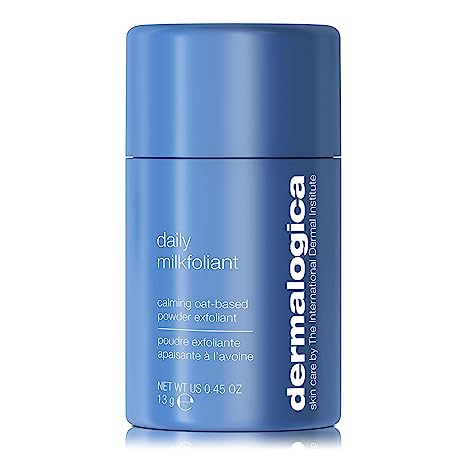 Dermalogica Daily Milkfoliant Face Scrub Powder – Calming Vegan Exfoliant Polishes Skin With AHAs and BHAs