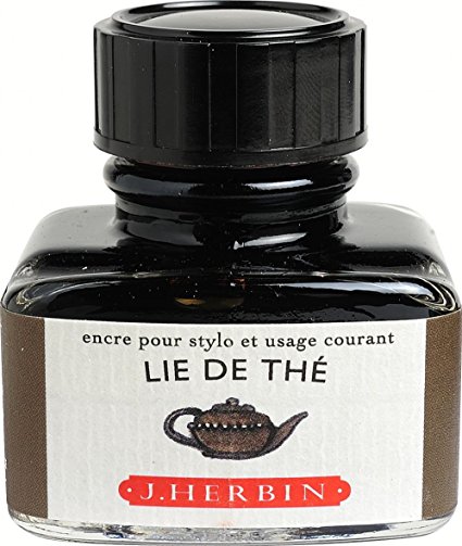 J. Herbin 30ML Fountain Pen Lie De The Bottled Ink