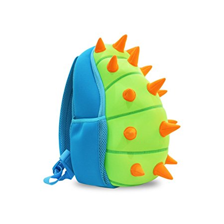 GreenForest Nursery Kids Backpacks for Boys Girls - Cute Funny Dinosaur Placochelys dragon Children Backpack Blue(11.8*9.3*5.5 inch) - Best Gift For 3-8 years old Kids