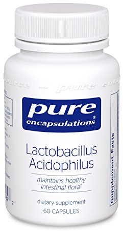 Pure Encapsulations - Lactobacillus Acidophilus - Probiotics to Help Maintain Healthy Intestinal Flora - 60 Capsules