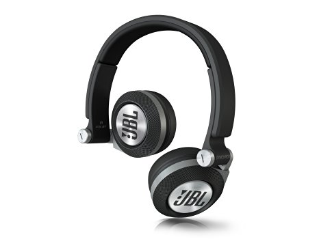 JBL E30 Rotating Soft Cushioned On-Ear Headphones with Detachable Cable with Inline Remote/Mic Compatible with Apple iOS and Android Devices - Black