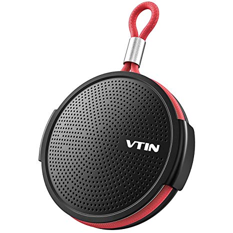 Bluetooth Shower Speaker, VTIN Hotbeat Otter Waterproof Wireless Portable Bluetooth 4.2 Speaker, IPX5 Waterproof, 5W Drive, 8 hrs Playtime, Detachable Suction Cup, Handsfree, Support TF Card, HD Sound