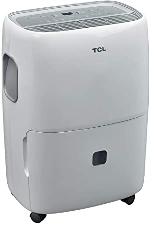 TCL 20 Pint (1,500 sq. ft.) Portable Dehumidifier for Bedrooms and Offices, White
