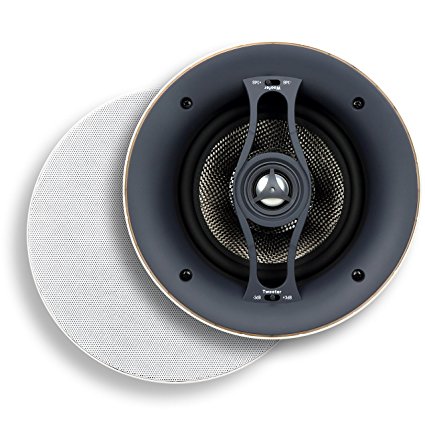 Micca Reference Series R-6C 6.5-Inch Rimless In-Ceiling Speaker (Each, White)