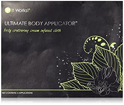It Works Ultimate Body Wrap Applicator 4-pack and mini defining gel