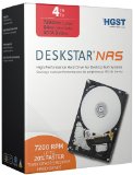 HGST Deskstar NAS 35-Inch 4TB 7200RPM SATA III 64MB Cache Internal Hard Drive Kit 0S03664