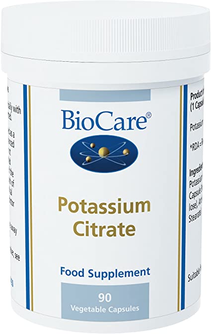 Biocare Potassium Citrate Vegetable - Pack of 90 Capsules