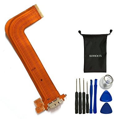 Sunways USB Charger Port Flex Cable For Samsung Galaxy Note Pro 12.2 P900 P901 P905 With device opening tools