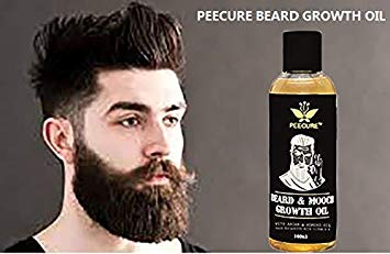 PEECURE Mooch & Beard Growth Oil for Men 100ml