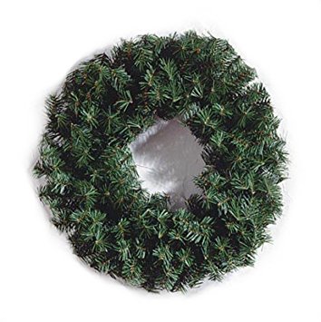 Darice MC-1113 Canadian Pine Wreath with 220 Tips, 24-Inch