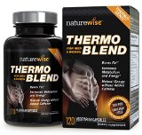 NatureWise Thermo Blend Advanced Thermogenic Fat Burner for Weight Loss and Natural Energy 1300 mg 60-Day Supply 120 count