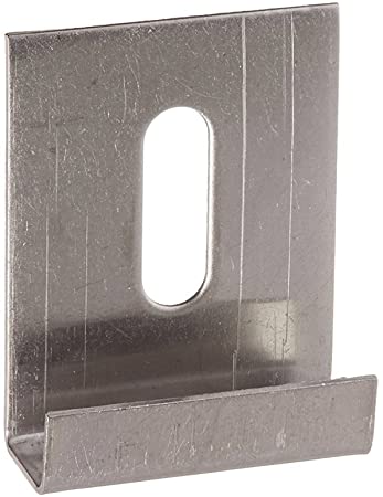 Prime-Line Products MP9254 Mirror Bottom J Hanger Clip, 1 in. Wide, Stainless Steel Consecration, 10 Pack