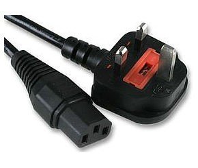 Guilty Gadgets - 5m IEC C13 Mains Power Cable UK Plug Lead Cord For Kettle Pc Monitor and Printer