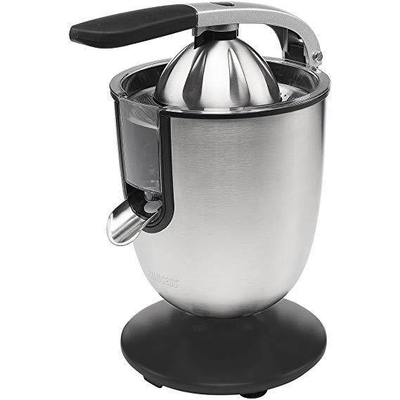 Princess 201852 Juicer, Stainless Steel, 160 W, Silver and Black