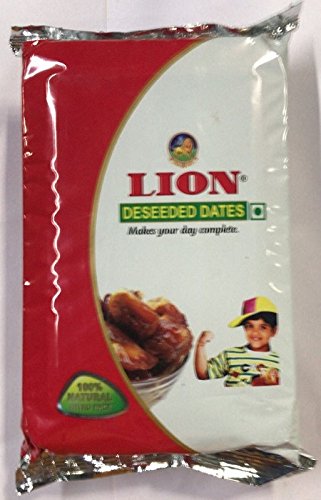 Lion Deseeded Dates Refill, Dried,Pouch, 500g Fresh (Pack of 1)