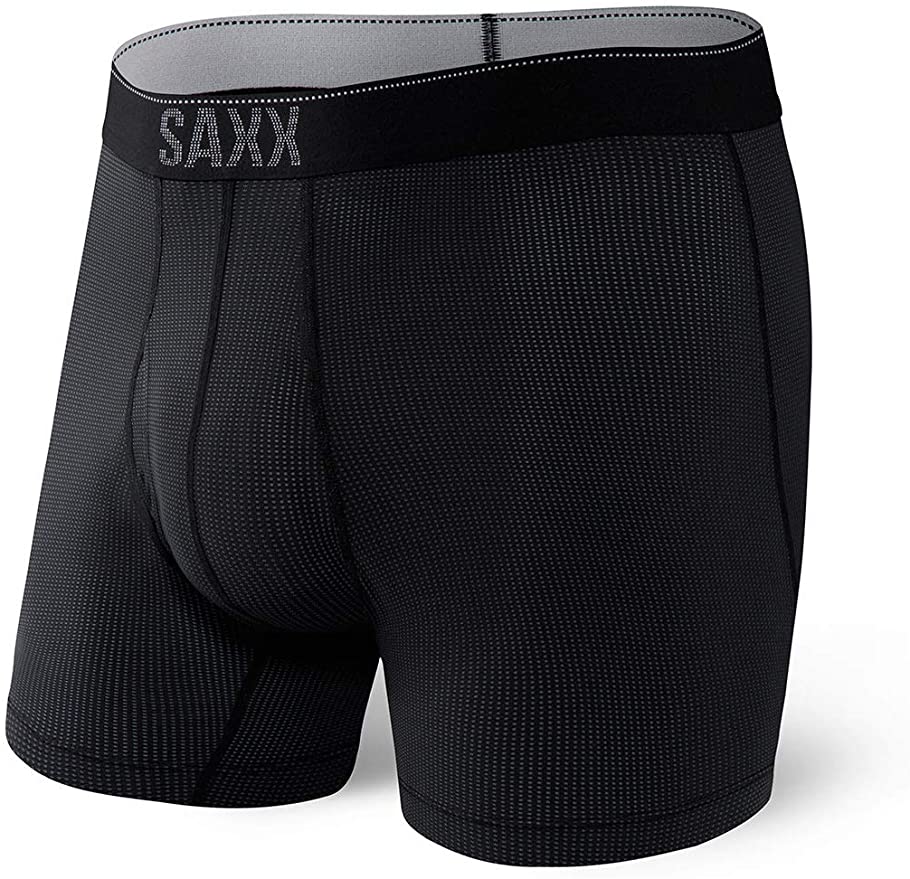 SAXX Men's Underwear – Quest Quick Dry Mesh Boxer Briefs with Built-in Pouch Support, Underwear for Men