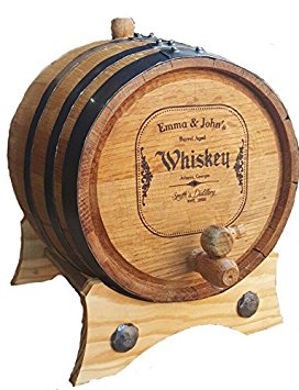 (2 Liters) Personalized - Customized American White Oak Aging Barrel - Barrel Aged Whiskey