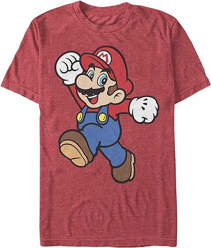 Nintendo Men's Super Mario Jump Pose T-Shirt