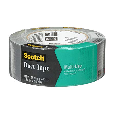 Scotch Multi-Use Duct Tape, 1.88 in x 45 yd, 1 Roll (1145-AF-12)