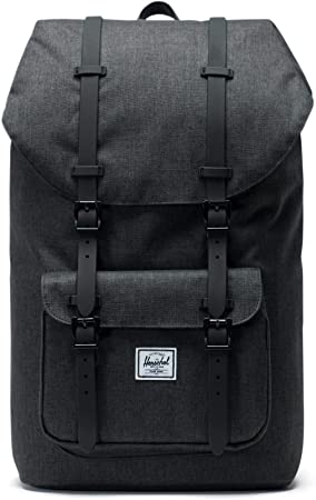 Herschel Supply Co. Little America Backpack, Crosshatch/Black Rubber, One Size