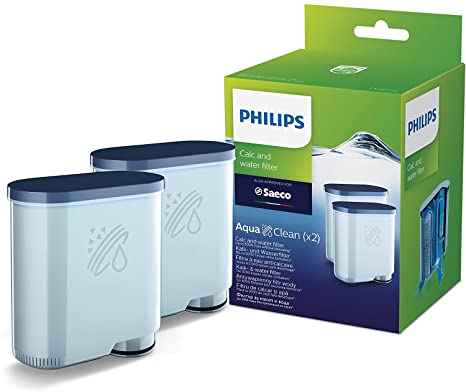 Philips Kalk- und Wasserfilter CA6903/22 Aqua Clean Automatic Coffee Machine Water Filters Twin Pack, Plastic