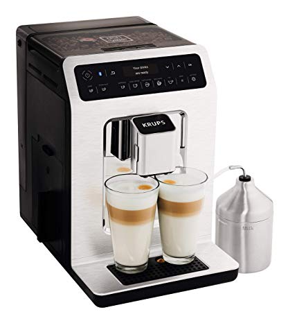 Krups Evidence EA893C40 Automatic Espresso Bean to Cup Coffee Machine, Chrome