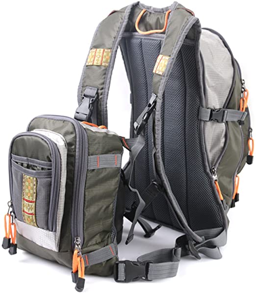 M MAXIMUMCATCH Maxcatch Fly Fishing Vest Pack (Fishing Vest/Fishing Sling Pack/Fishing Backpack)