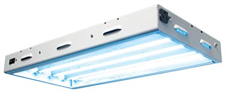 Sun Blaze T5 Fluorescent - 2 ft. Fixture | 4 Lamp | 120V - Indoor Grow Light Fixture for Hydroponic and Greenhouse Use