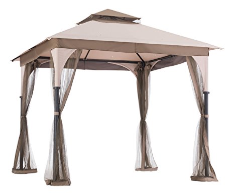 Sunjoy L-GZ375PST 9′ x 9′ Marcel Gazebo