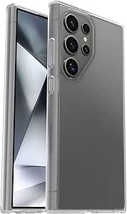 OtterBox Samsung Galaxy S24 Ultra Prefix Series Case - Clear, Ultra-Thin, Pocket-Friendly, Raised Edges Protect Camera & Screen, Wireless Charging Compatible (Single Unit Ships in Polybag)