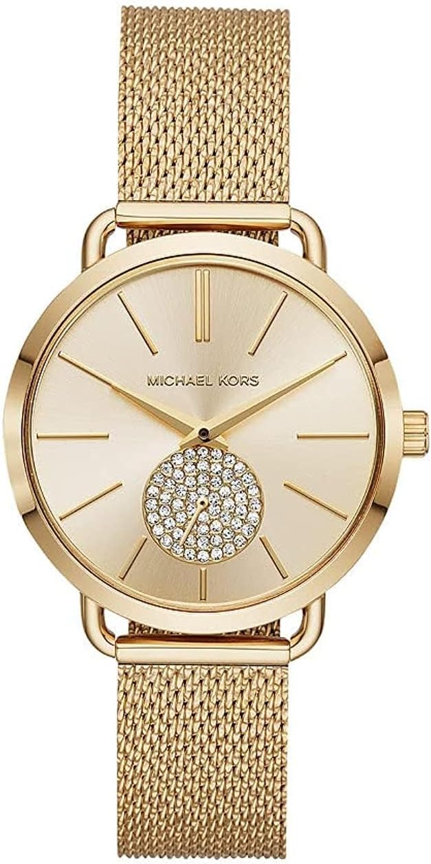 Michael Kors Watches Womens Portia Gold-Tone Watch