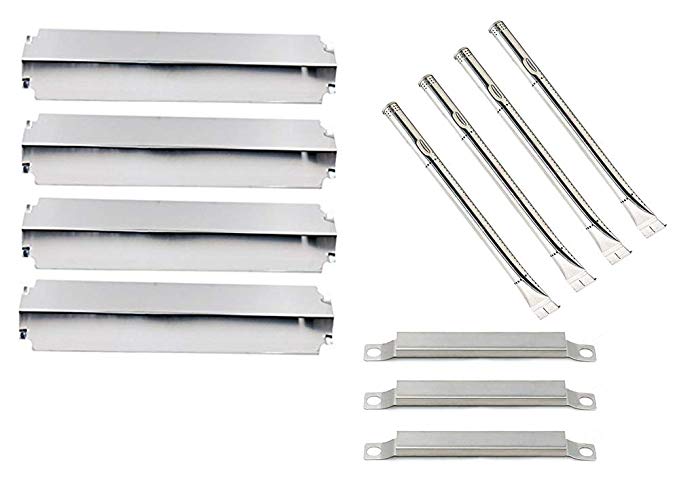 Relishfire Kit Parts Replacement for Charbroil 463247310, 463257010, Burner, Crossover Tubes, and Heat Shield