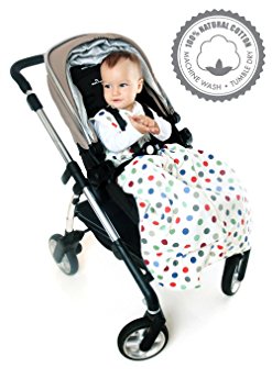 Travel Baby Sleeping Bag approx. 2.5 Tog - Bubble Dot - 6-18 months/35inch